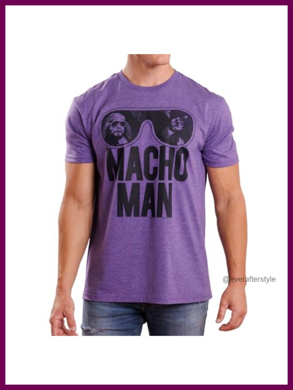 Macho Man Randy Savage Graphic Tee 100% Cotton Crewneck Unisex